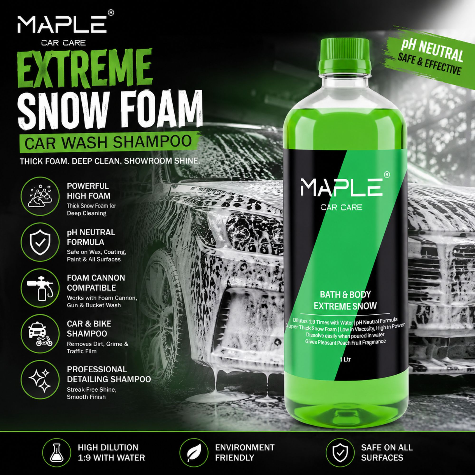 BATH N BODY EXTREME SNOW FOAM - Image 2