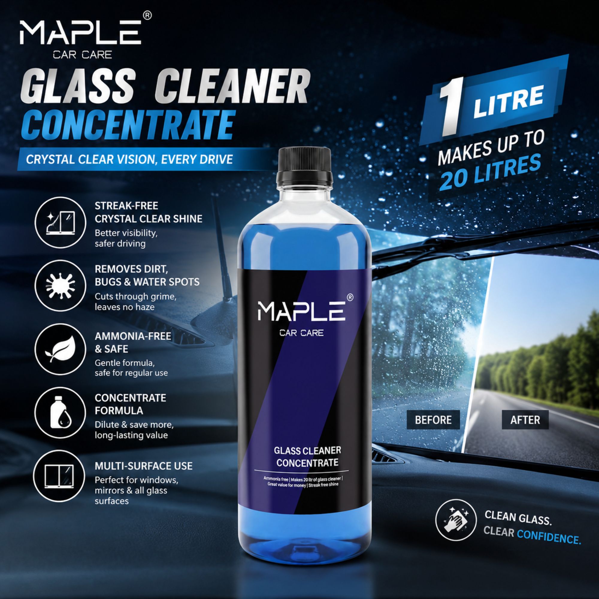 GLASS CLEANER ( CONCENTRATE ) - Image 2