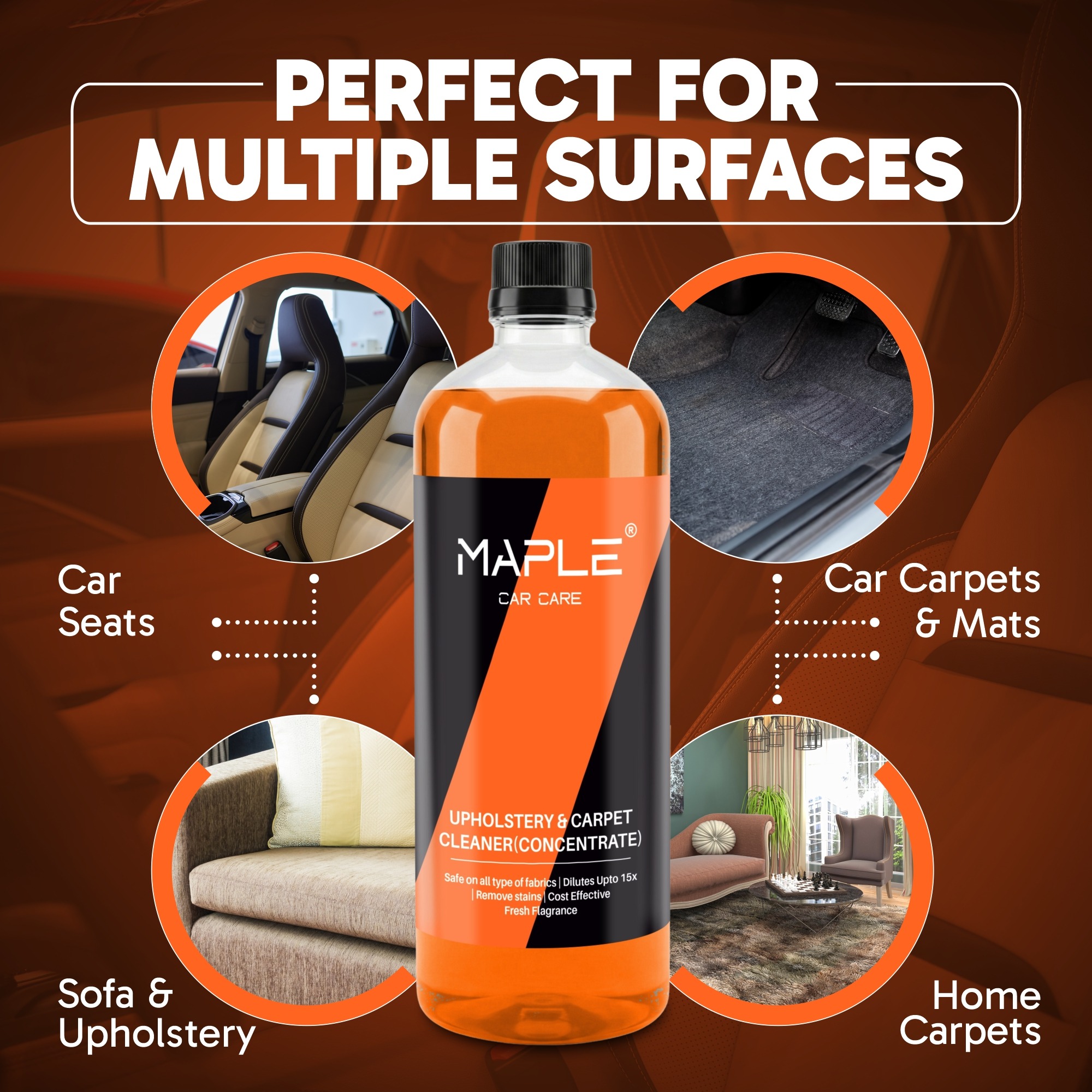 UPHOLSTERY & CARPET CLEANER (CONCENTRATE) - Image 3