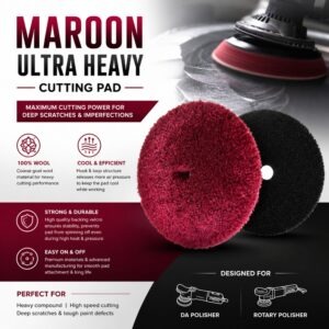 MAROON PAD HIGH – NAP WOOL PAD