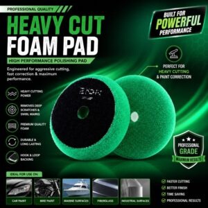 GREEN FOAM PAD HEAVY CUT FOAM PAD